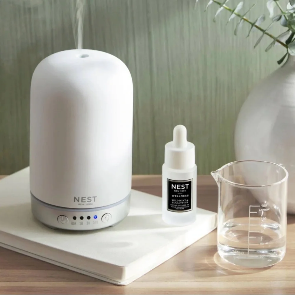 $98 NEST Wellness Mist Diffuser Set - White